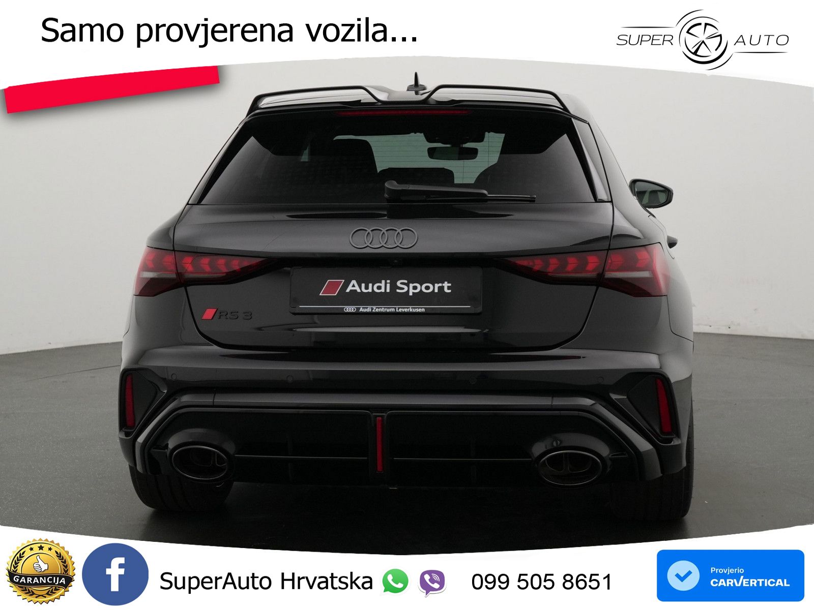 Audi RS3 Sportback 2.5 TFSI (400 KS) quattro S tronic