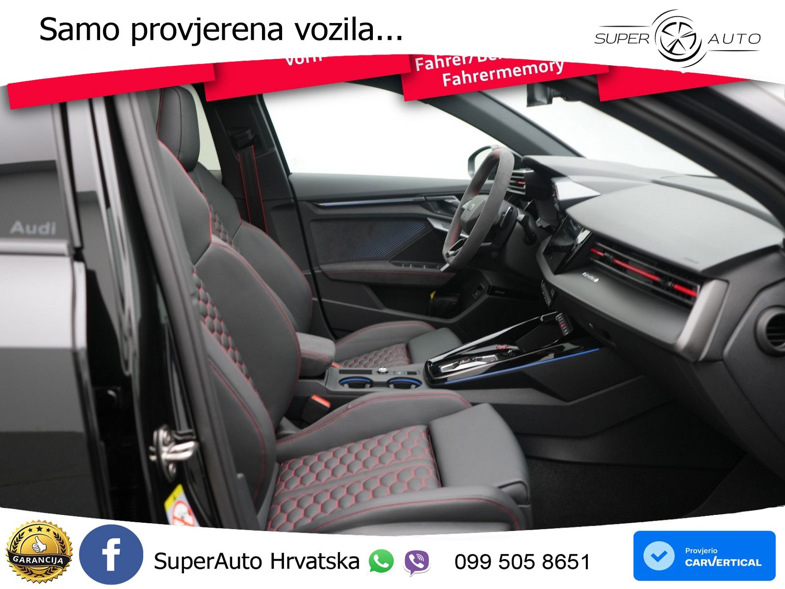 Audi RS3 Sportback 2.5 TFSI (400 KS) quattro S tronic