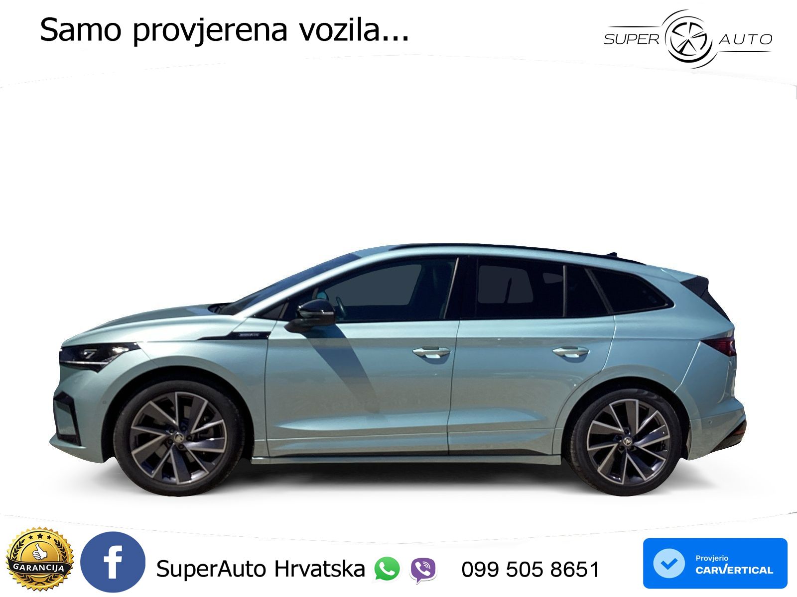 Škoda Enyaq iV 80 82 kWh (204 KS) SportLine LED+GR SJED+ACC