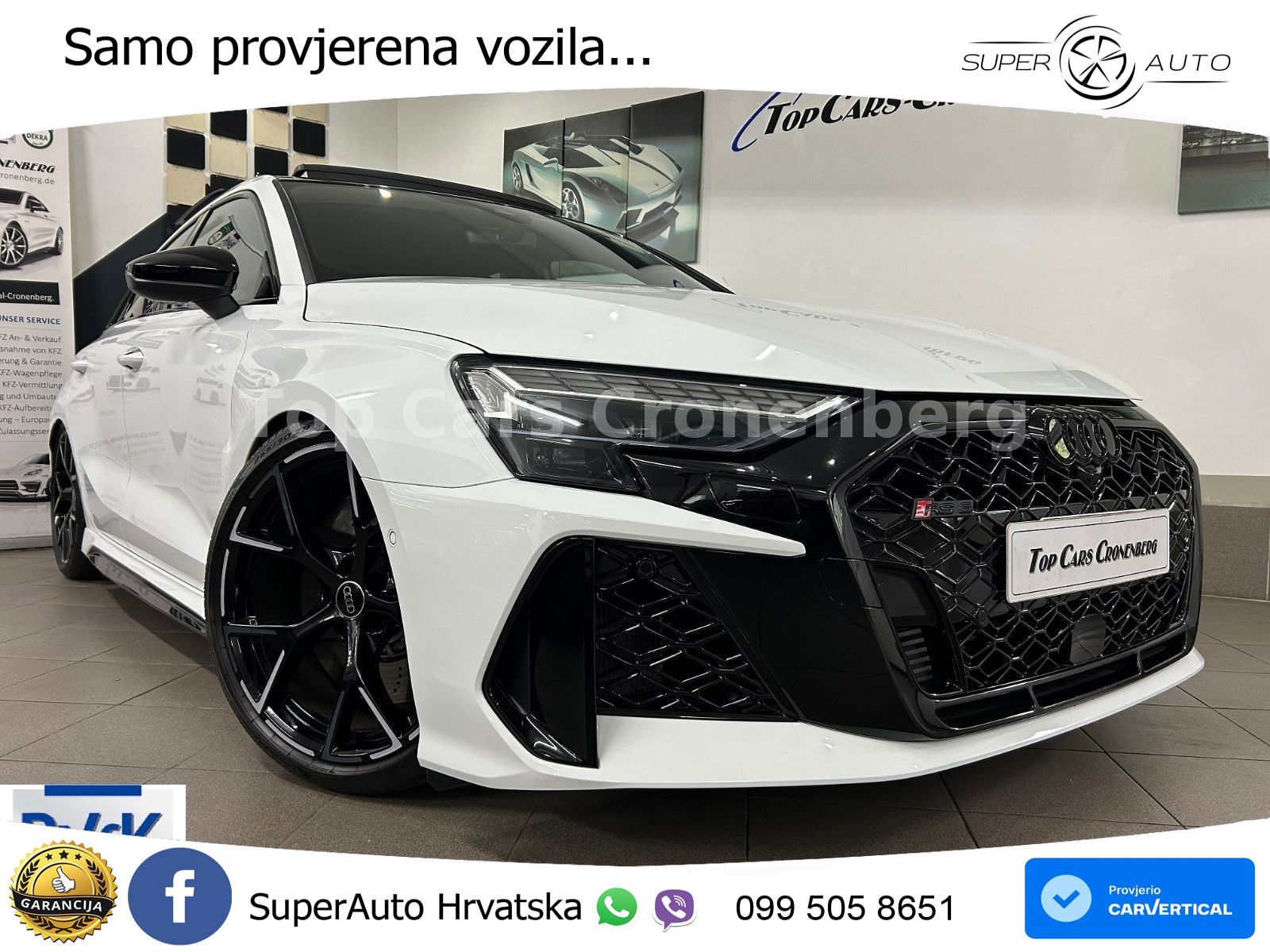 Audi RS3 Sedan 2.5 TFSI (400 KS) quattro S tronic LED+GR SJED+ACC