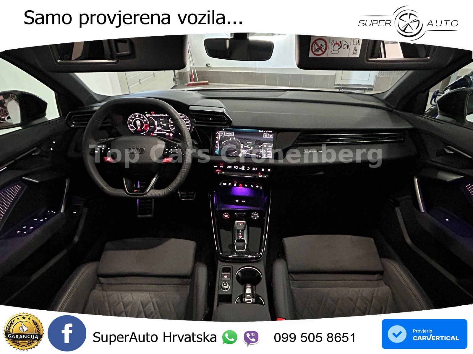 Audi RS3 Sedan 2.5 TFSI (400 KS) quattro S tronic LED+GR SJED+ACC