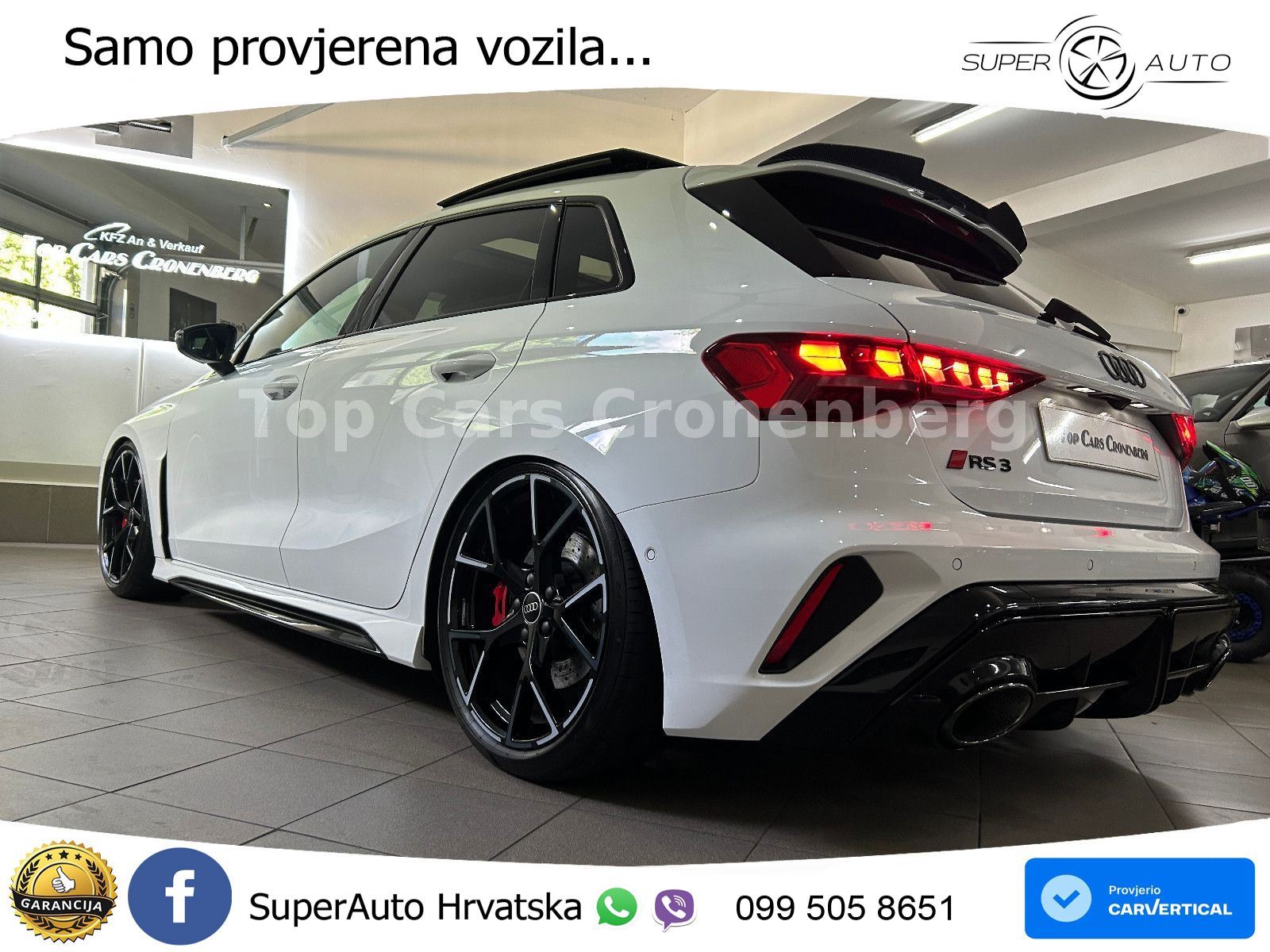 Audi RS3 Sedan 2.5 TFSI (400 KS) quattro S tronic LED+GR SJED+ACC