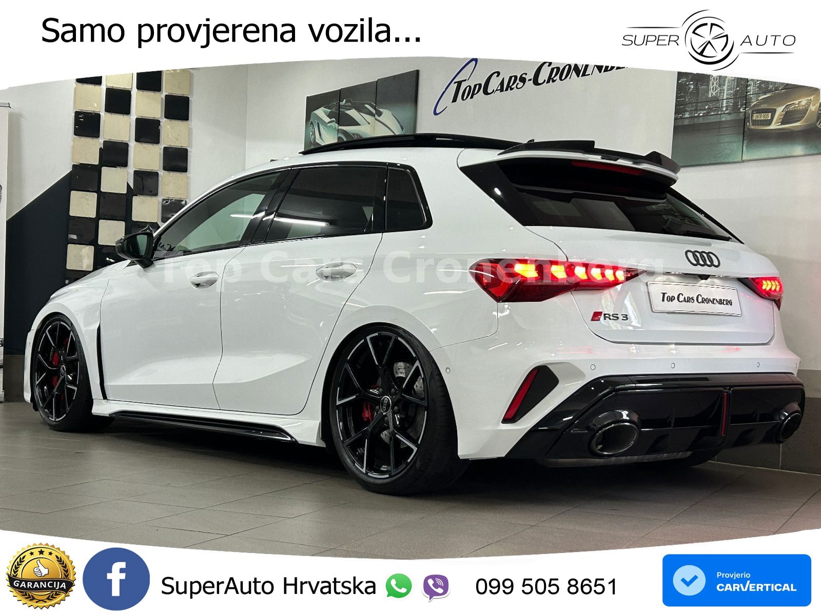 Audi RS3 Sedan 2.5 TFSI (400 KS) quattro S tronic LED+GR SJED+ACC