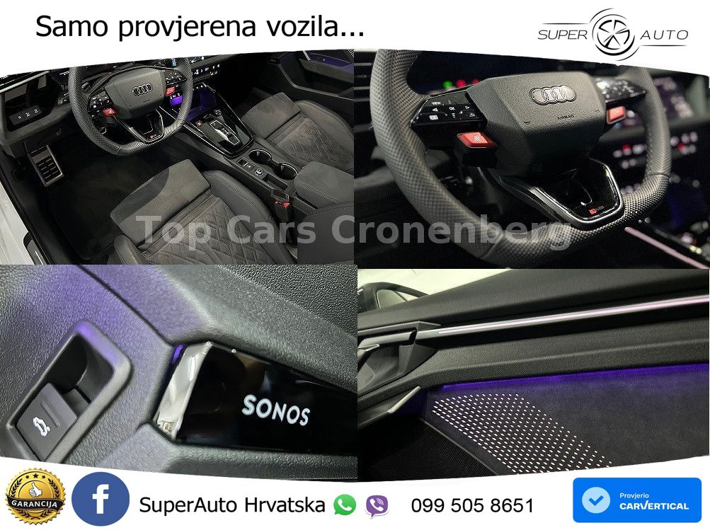 Audi RS3 Sedan 2.5 TFSI (400 KS) quattro S tronic LED+GR SJED+ACC