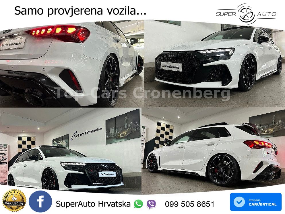 Audi RS3 Sedan 2.5 TFSI (400 KS) quattro S tronic LED+GR SJED+ACC