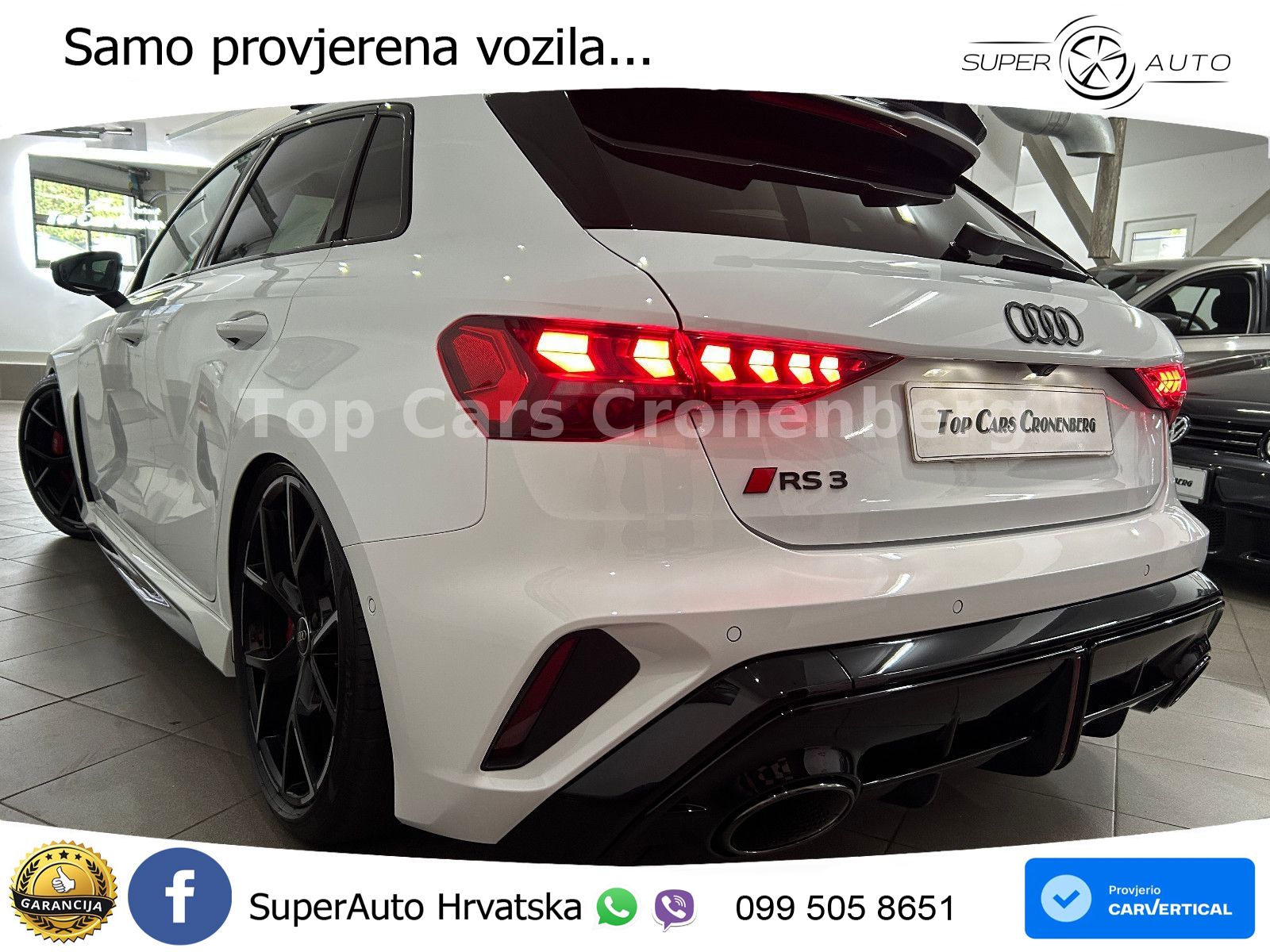 Audi RS3 Sedan 2.5 TFSI (400 KS) quattro S tronic LED+GR SJED+ACC