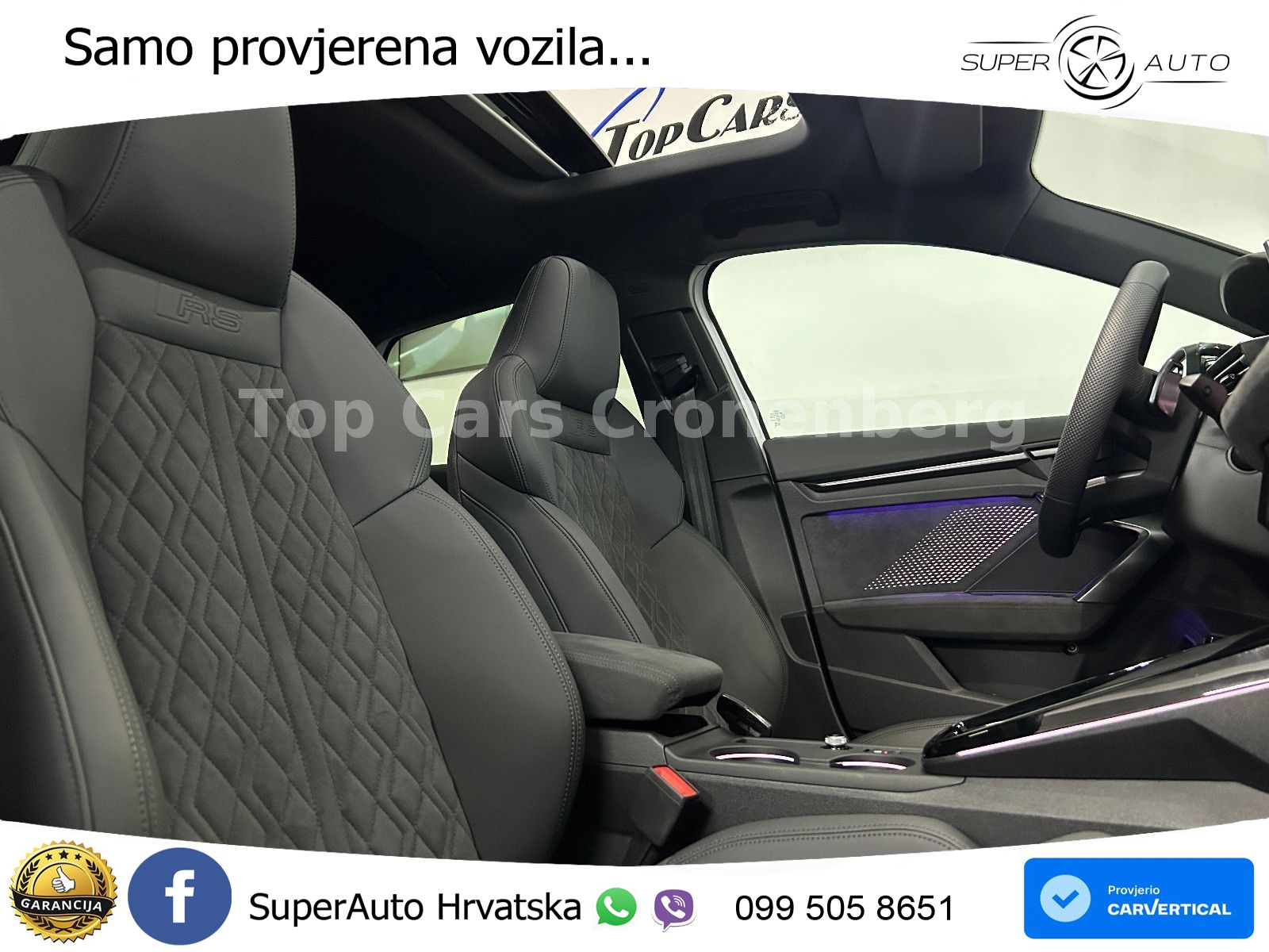 Audi RS3 Sedan 2.5 TFSI (400 KS) quattro S tronic LED+GR SJED+ACC