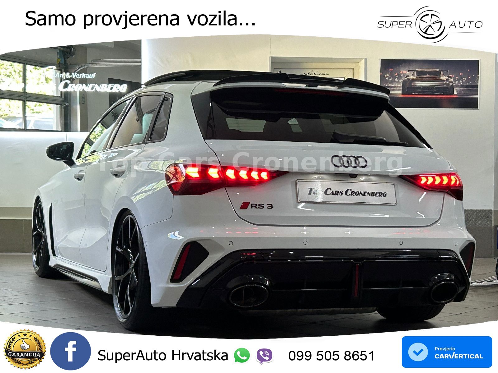 Audi RS3 Sedan 2.5 TFSI (400 KS) quattro S tronic LED+GR SJED+ACC