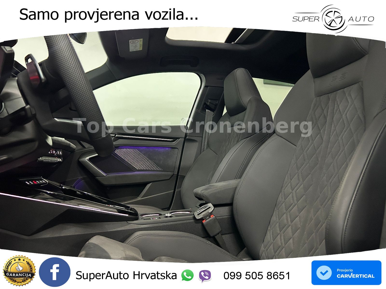Audi RS3 Sedan 2.5 TFSI (400 KS) quattro S tronic LED+GR SJED+ACC