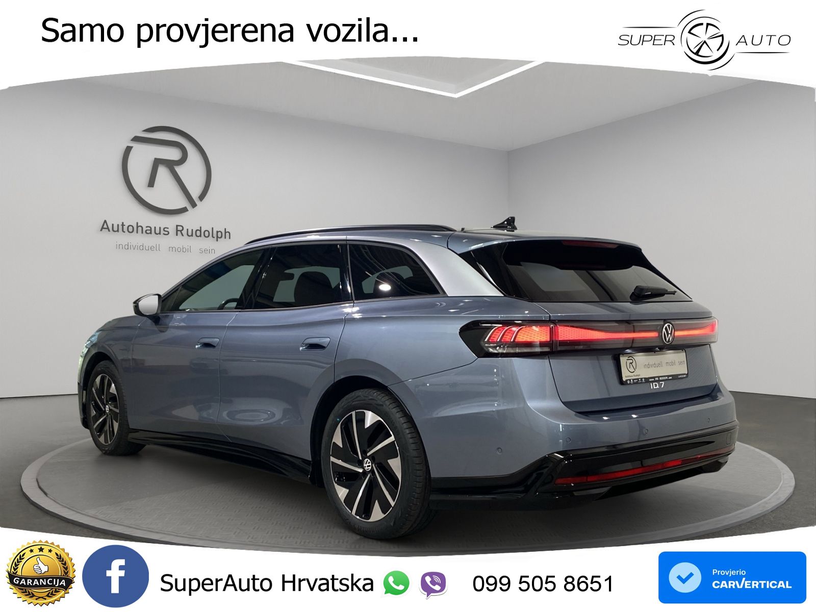 Volkswagen ID.7 Pro 82 kWh (286 KS)