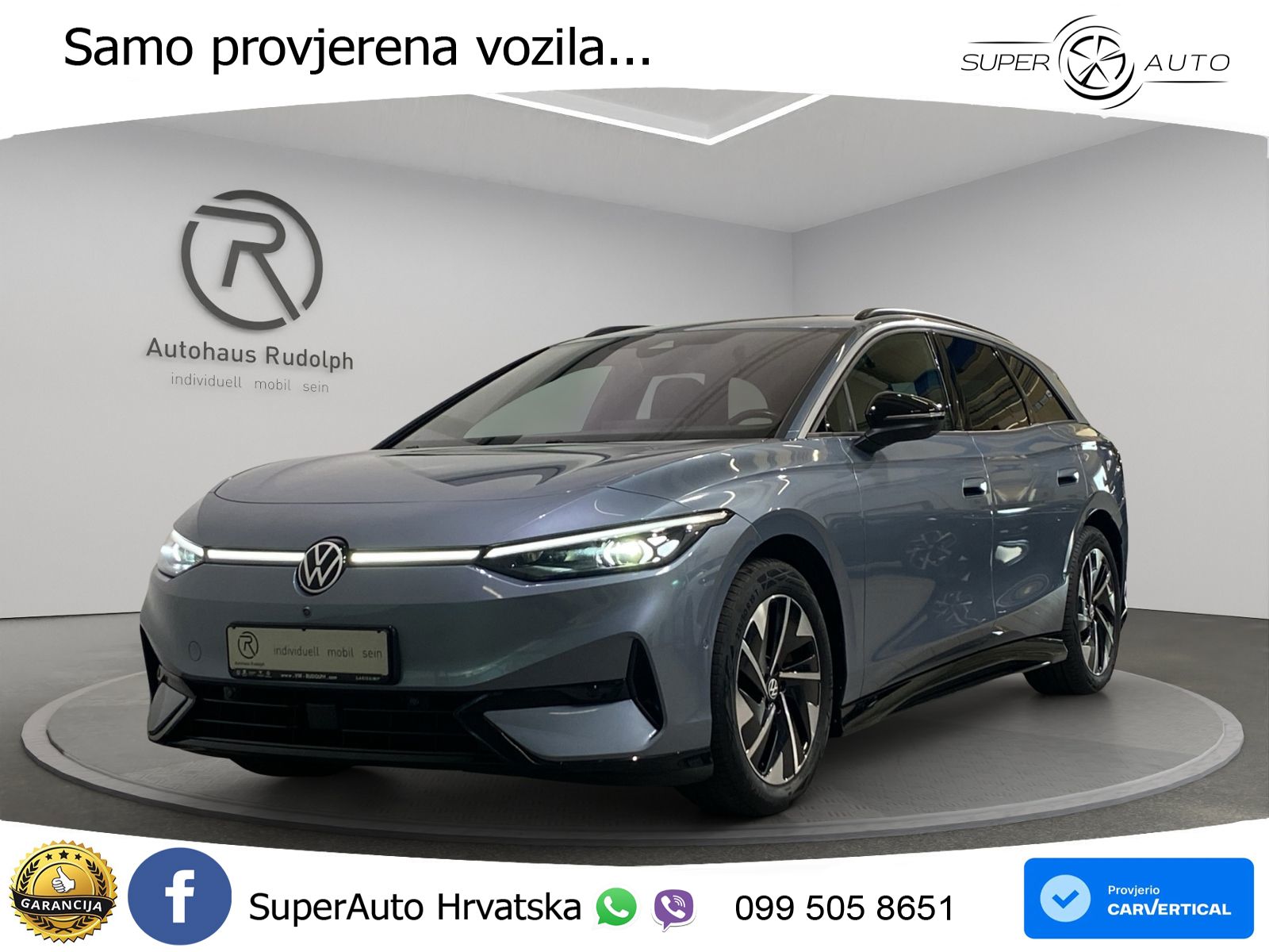 Volkswagen ID.7 Pro 82 kWh (286 KS)