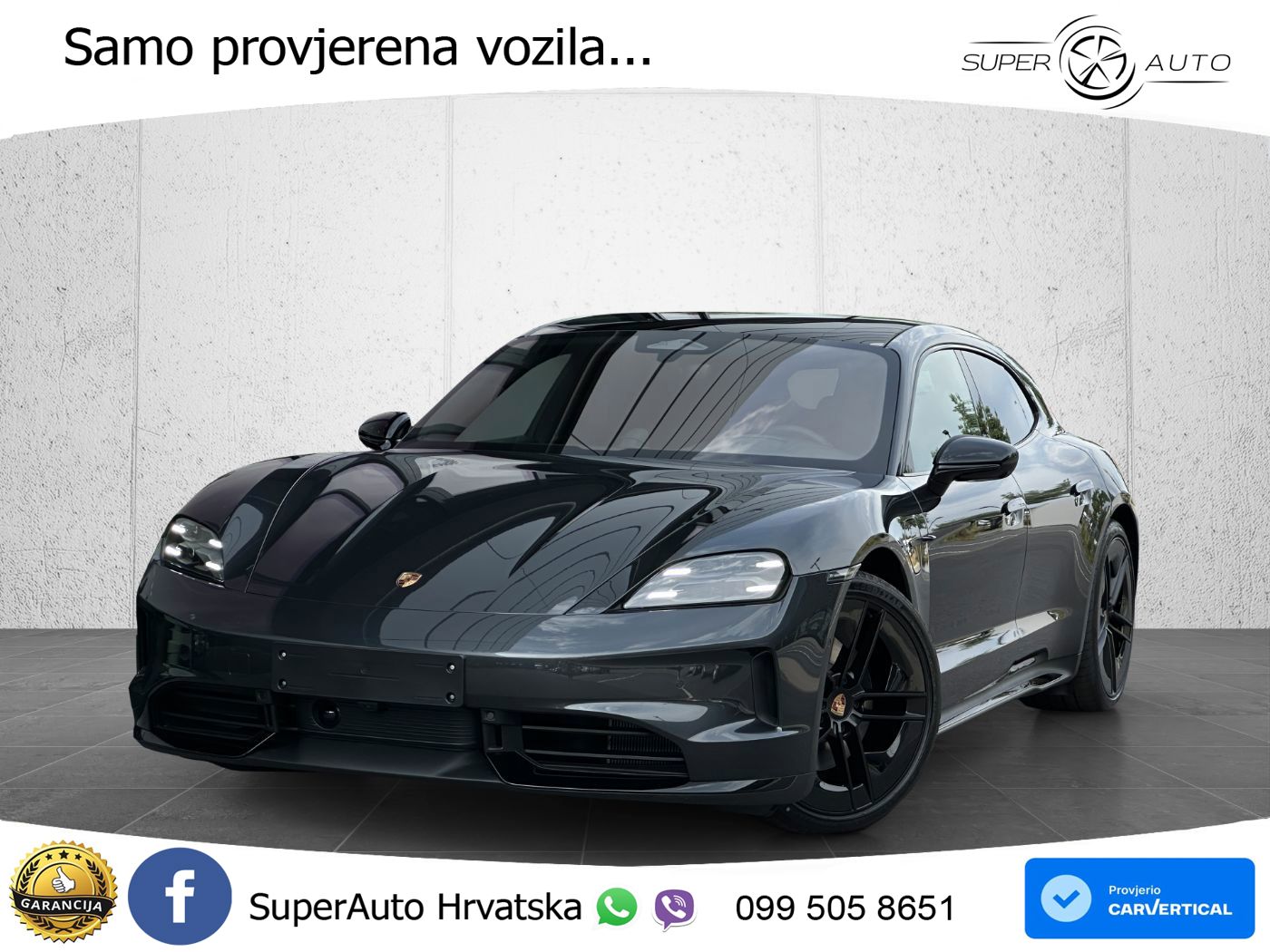 Porsche Taycan Sport Turismo 105 kWh (435 KS)
