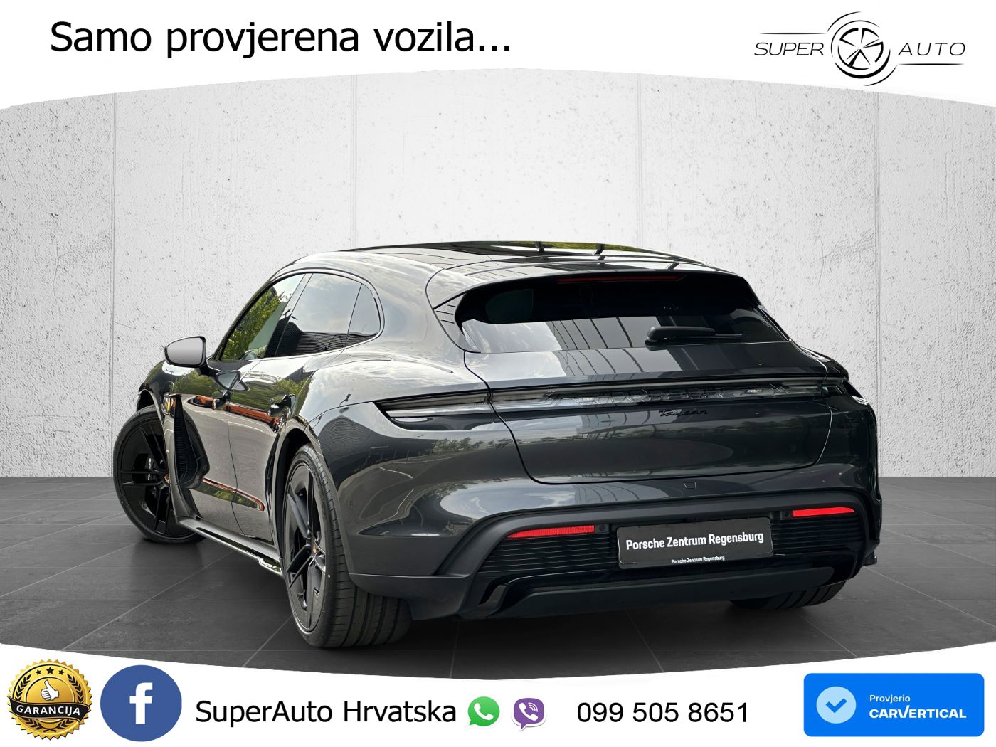 Porsche Taycan Sport Turismo 105 kWh (435 KS)