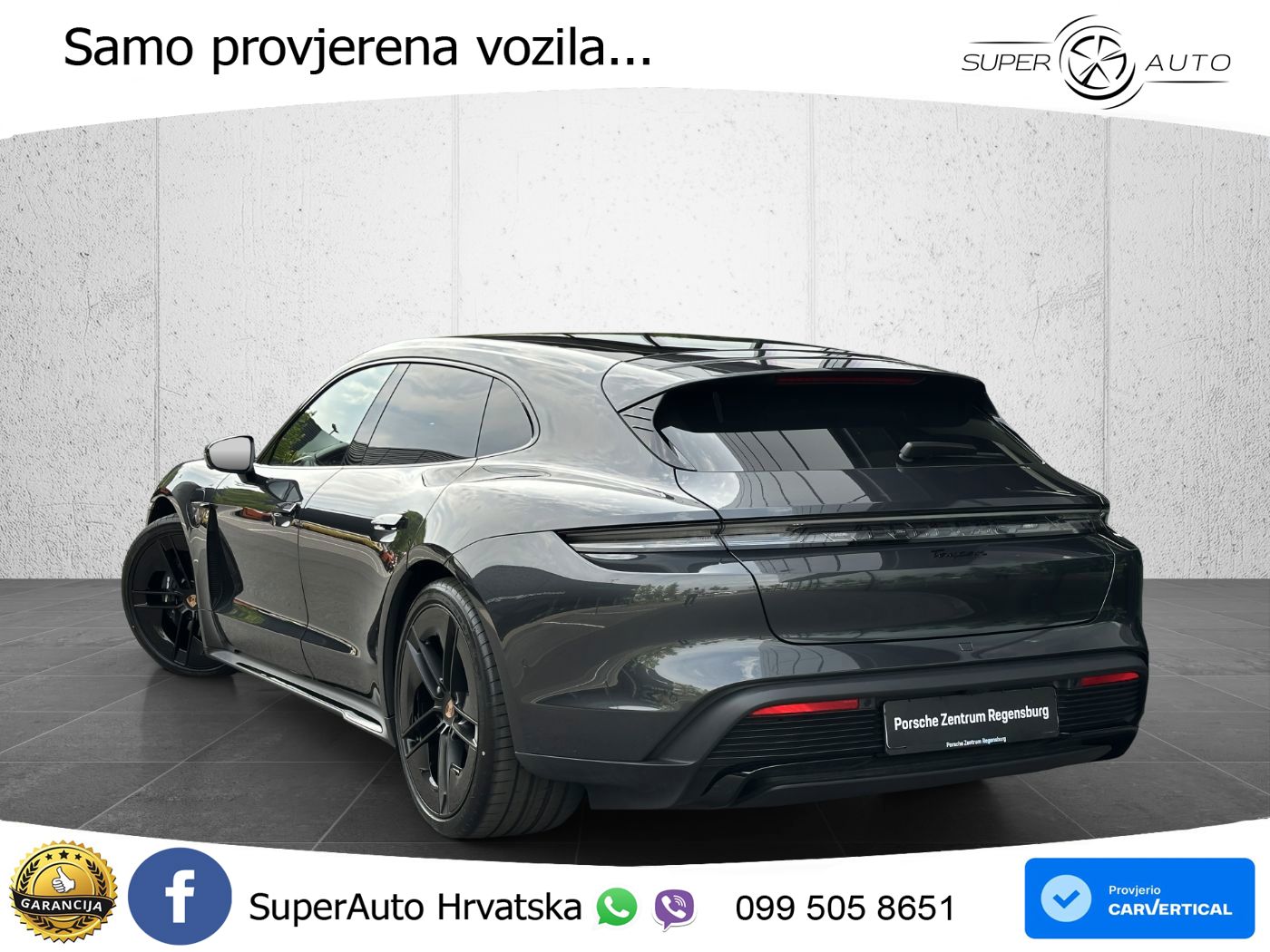 Porsche Taycan Sport Turismo 105 kWh (435 KS)