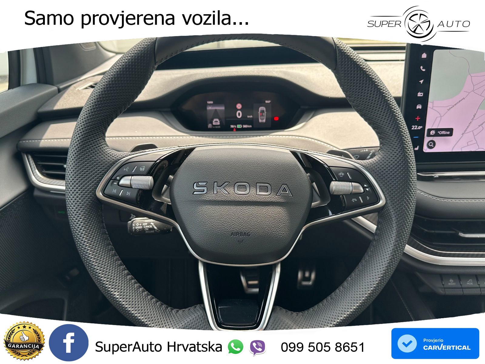 Škoda Enyaq 85x 82 kWh (299 KS) AWD SportLine LED+GR SJED+ACC