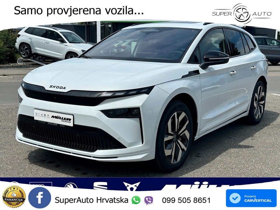 Škoda Enyaq 85x 82 kWh (299 KS) AWD SportLine LED+GR SJED+ACC
