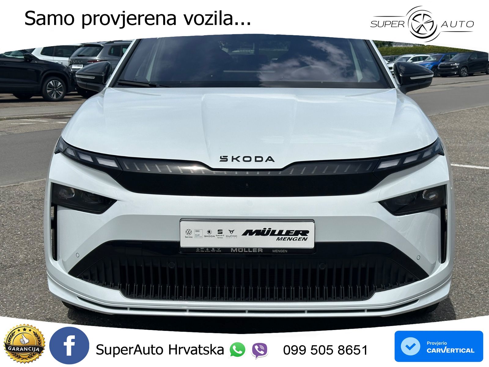 Škoda Enyaq 85x 82 kWh (299 KS) AWD SportLine LED+GR SJED+ACC