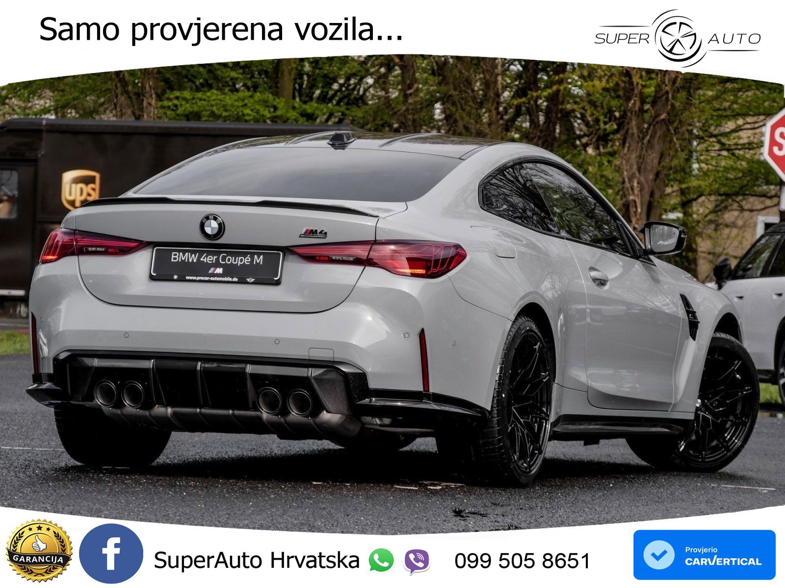BMW M4 Competition 3.0 (530 KS) xDrive Steptronic LED+GR SJED+ACC