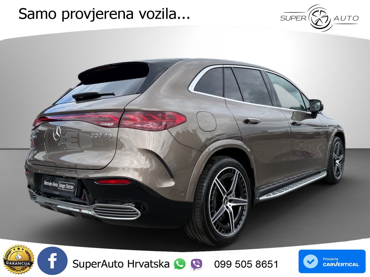 Mercedes EQE SUV AMG 43 100 kWh (476 KS) 4MATIC LED+GR SJED+ACC