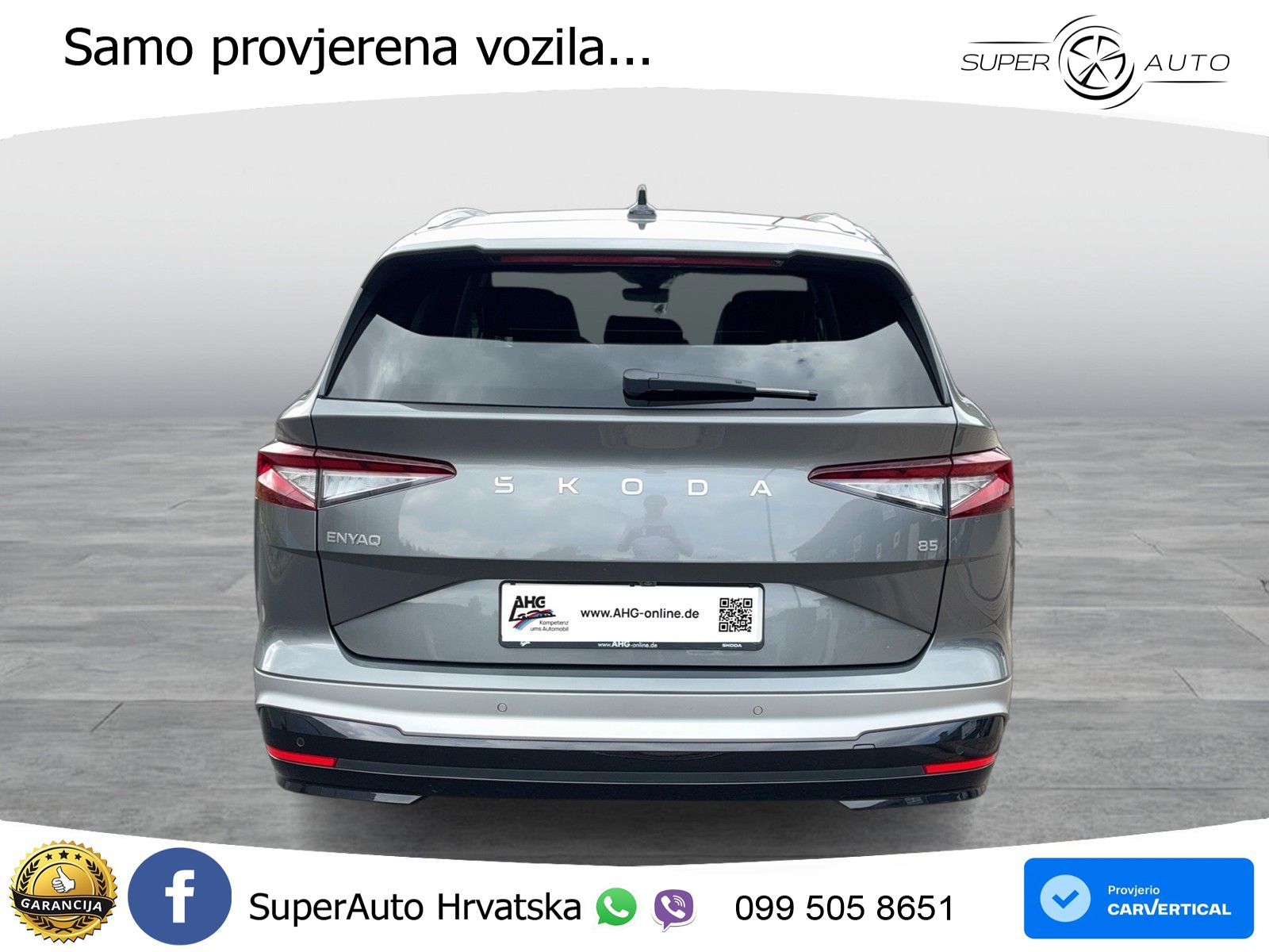 Škoda Enyaq 85 82 kWh (286 KS) LED+GR SJED+ACC
