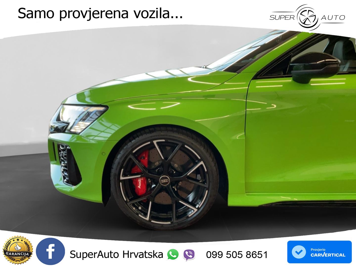 Audi RS3 Sportback 2.5 TFSI (400 KS) quattro S tronic LED+GR SJED+ACC
