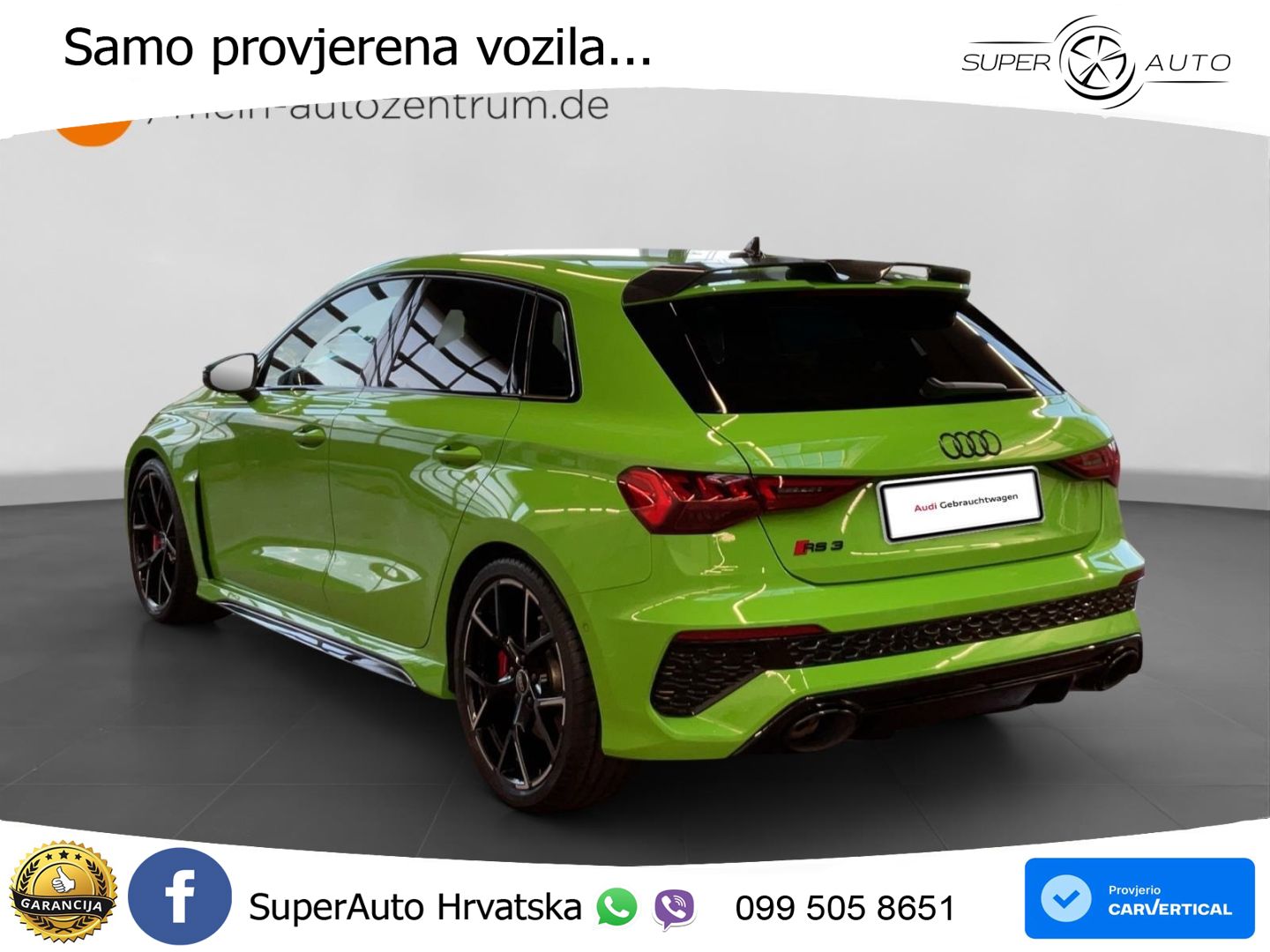 Audi RS3 Sportback 2.5 TFSI (400 KS) quattro S tronic LED+GR SJED+ACC