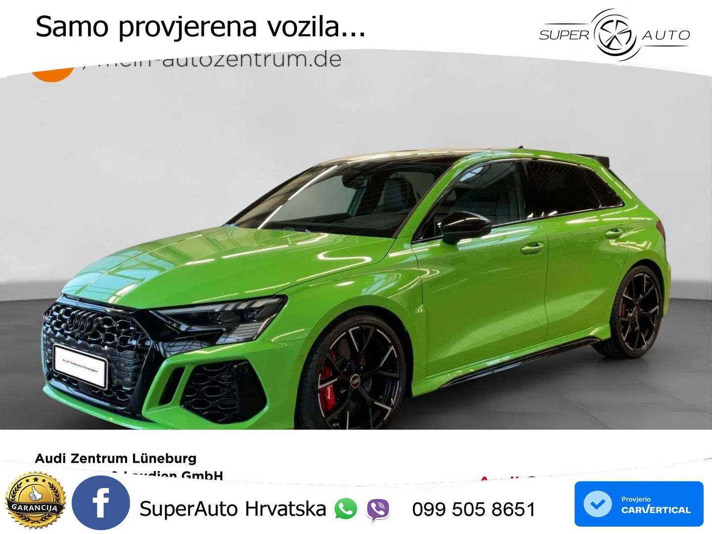 Audi RS3 Sportback 2.5 TFSI (400 KS) quattro S tronic LED+GR SJED+ACC