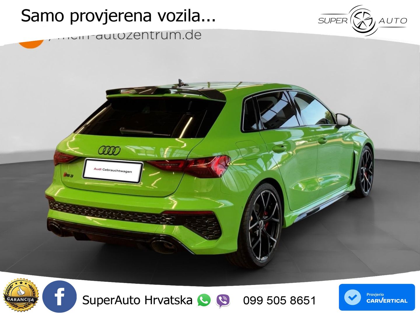 Audi RS3 Sportback 2.5 TFSI (400 KS) quattro S tronic LED+GR SJED+ACC