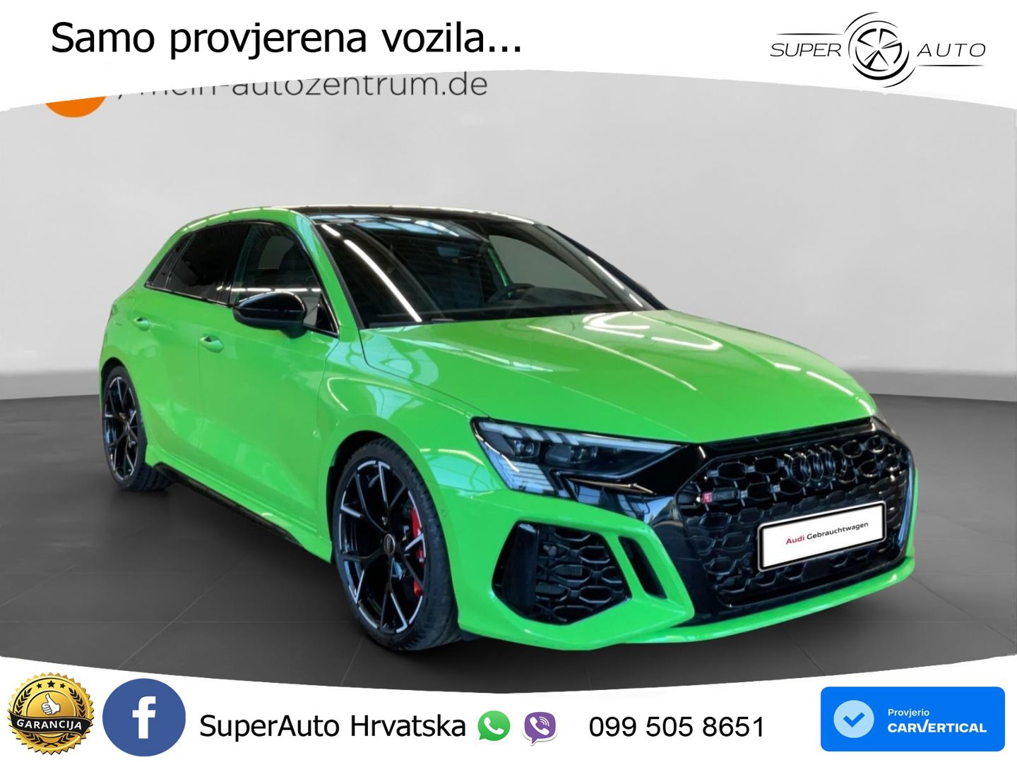 Audi RS3 Sportback 2.5 TFSI (400 KS) quattro S tronic LED+GR SJED+ACC