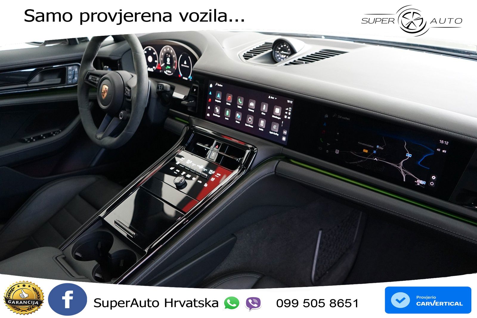 Porsche Panamera 4S 2.9 V6 (544 KS) E-Hybrid PDK ACC+HEAD+4xGR SJED+360+PANO