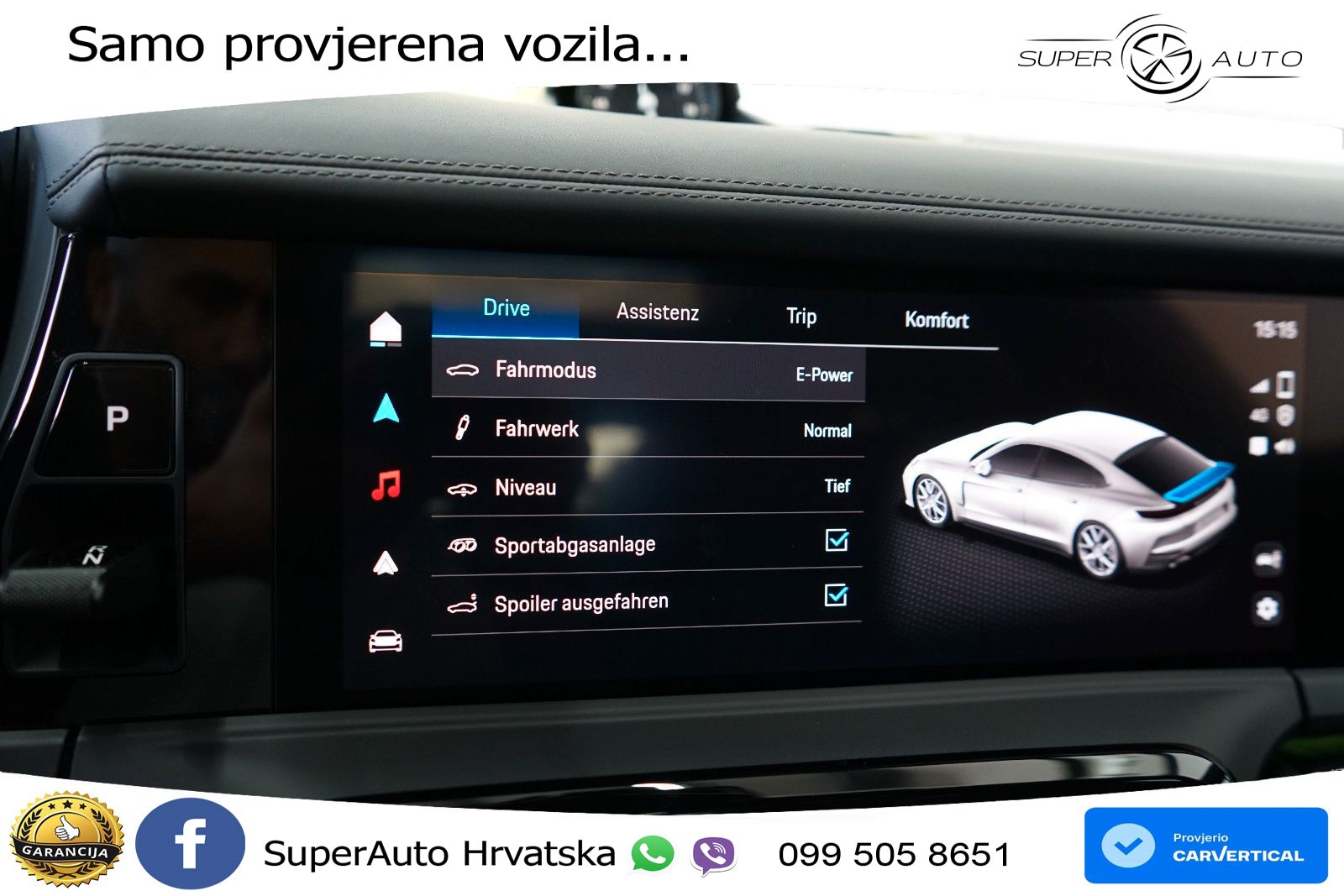 Porsche Panamera 4S 2.9 V6 (544 KS) E-Hybrid PDK ACC+HEAD+4xGR SJED+360+PANO