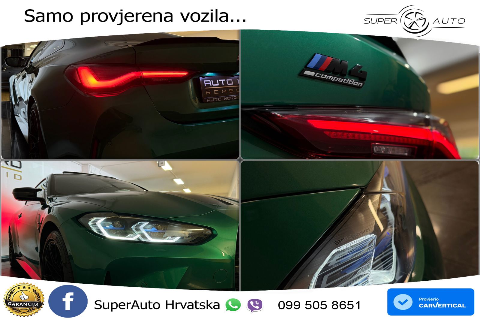 BMW M4 Competition 3.0 (510 KS) xDrive Steptronic LED+GR SJED+ACC