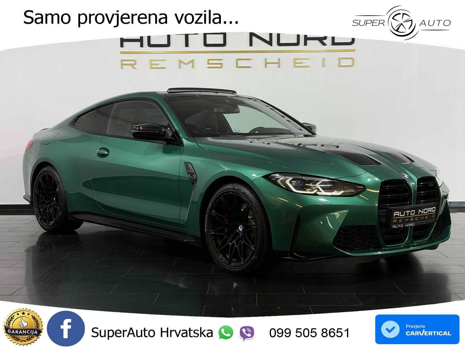 BMW M4 Competition 3.0 (510 KS) xDrive Steptronic LED+GR SJED+ACC