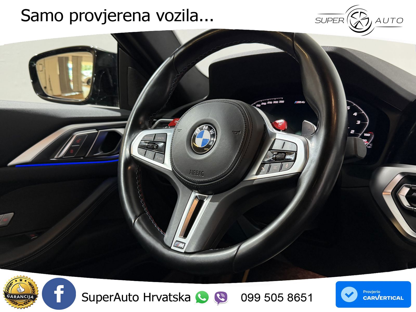 BMW M4 Competition 3.0 (510 KS) xDrive Steptronic LED+GR SJED+ACC