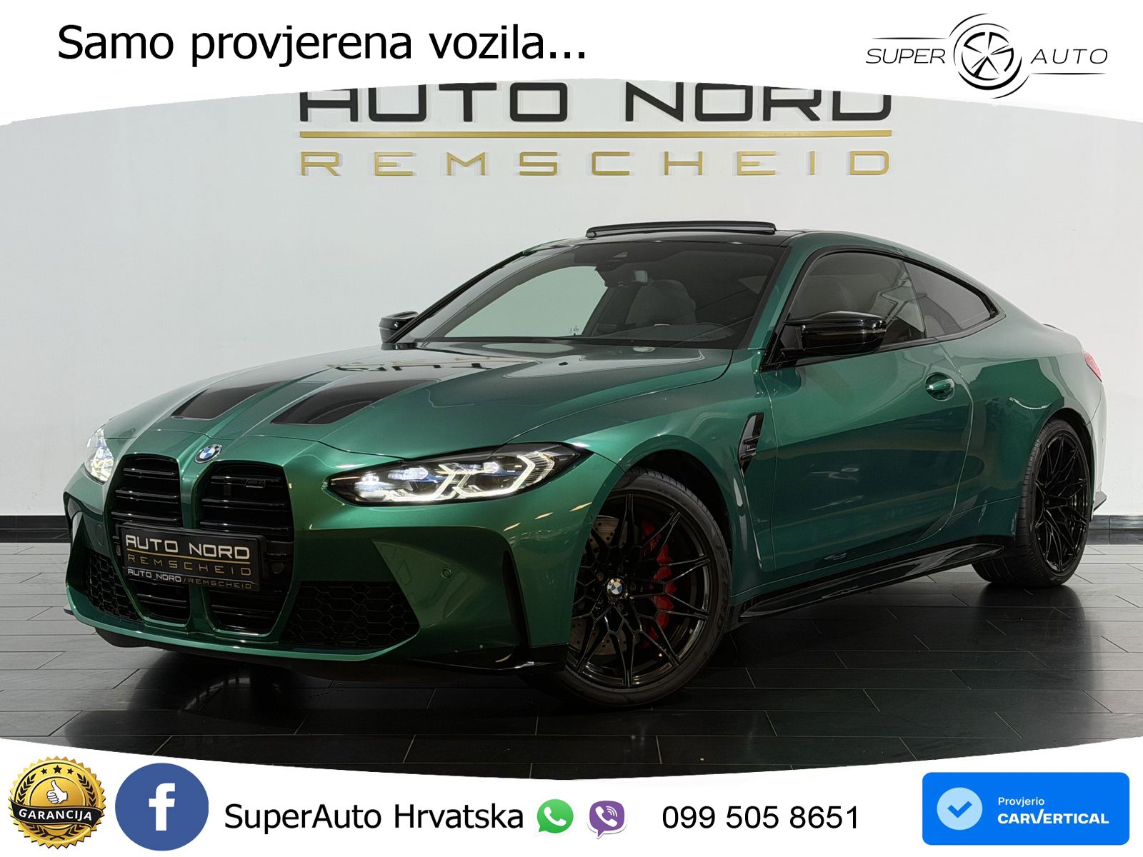 BMW M4 Competition 3.0 (510 KS) xDrive Steptronic LED+GR SJED+ACC
