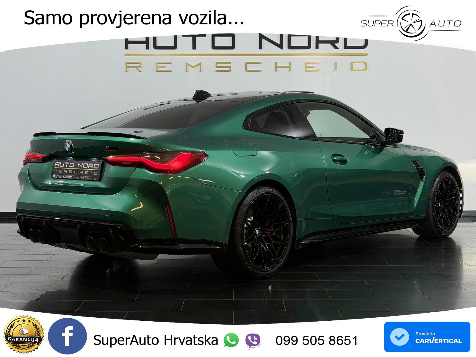 BMW M4 Competition 3.0 (510 KS) xDrive Steptronic LED+GR SJED+ACC