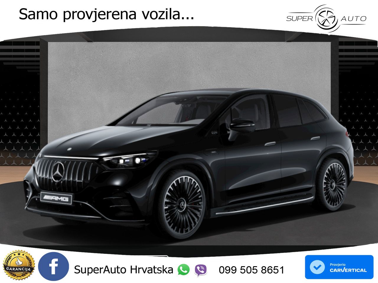Mercedes EQE SUV AMG 43 100 kWh (476 KS) 4MATIC LED+GR SJED+ACC