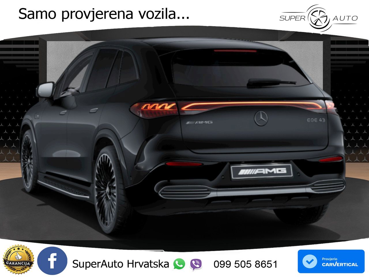 Mercedes EQE SUV AMG 43 100 kWh (476 KS) 4MATIC LED+GR SJED+ACC