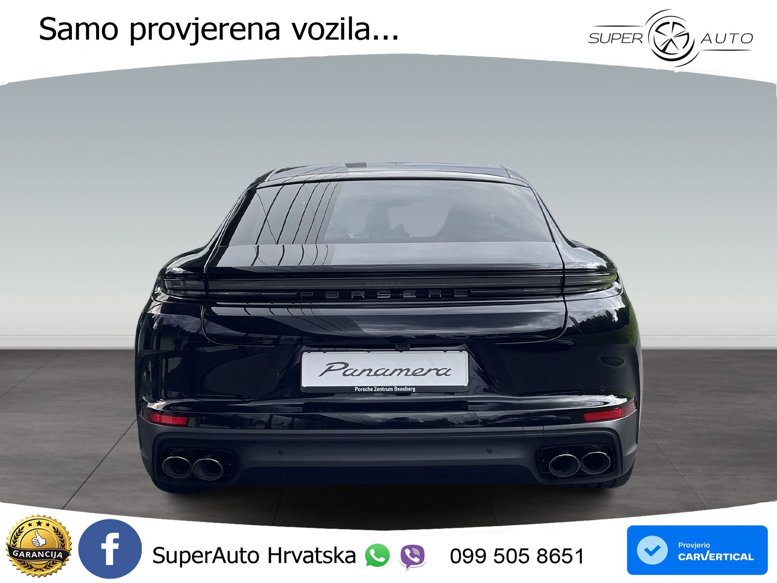 Porsche Panamera 4 2.9 V6 (470 KS) E-Hybrid PDK ACC+HEAD+GR SJED+360+PANO