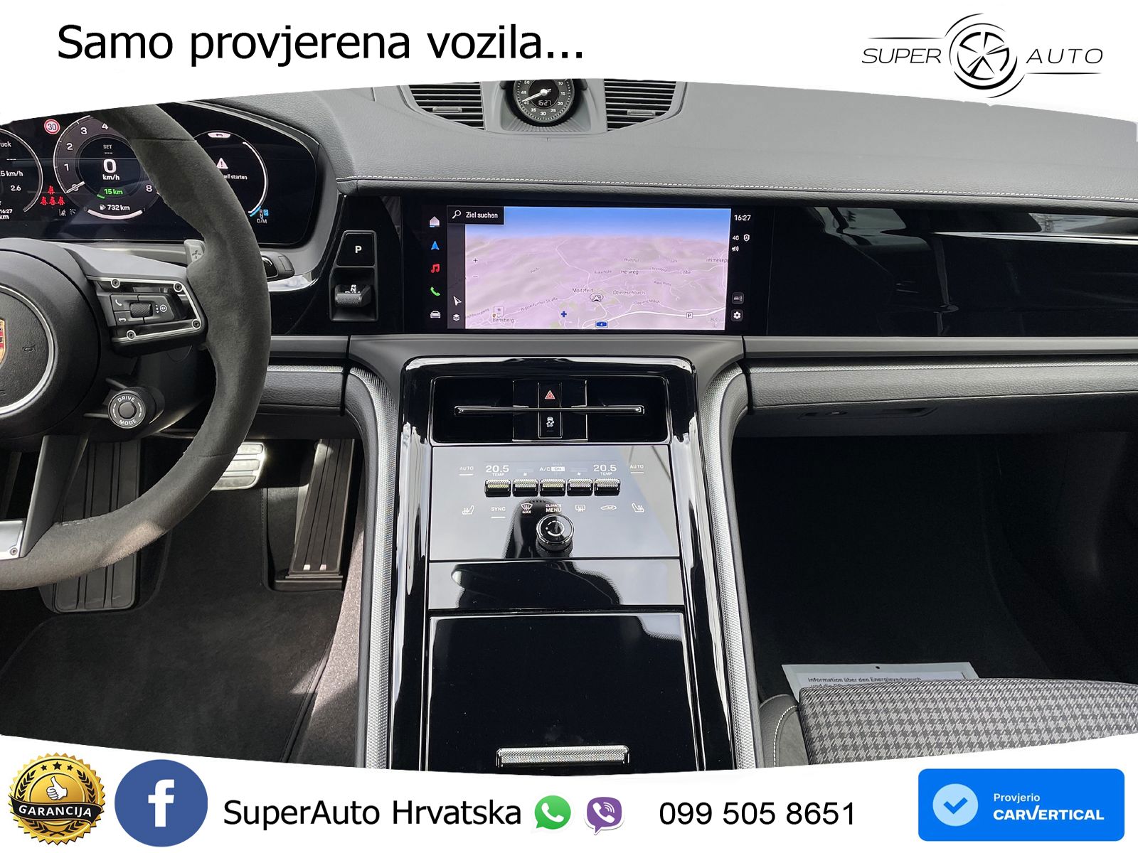 Porsche Panamera 4 2.9 V6 (470 KS) E-Hybrid PDK ACC+HEAD+GR SJED+360+PANO