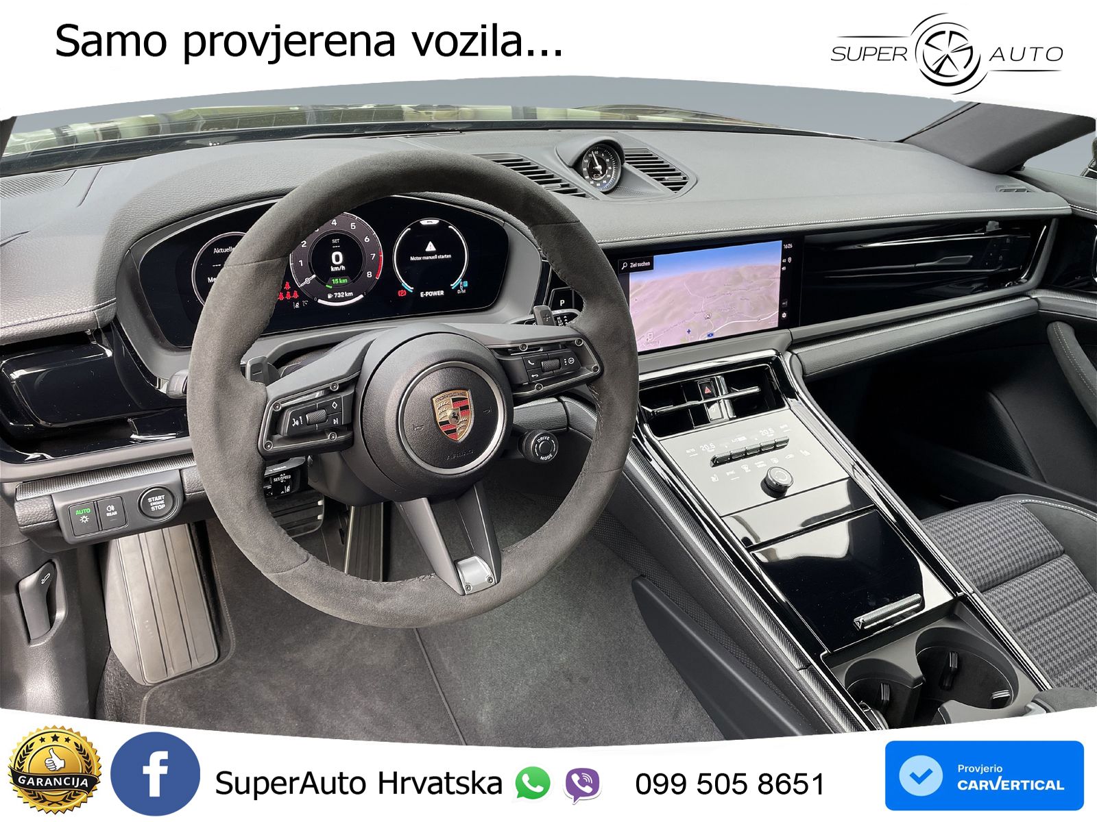 Porsche Panamera 4 2.9 V6 (470 KS) E-Hybrid PDK ACC+HEAD+GR SJED+360+PANO