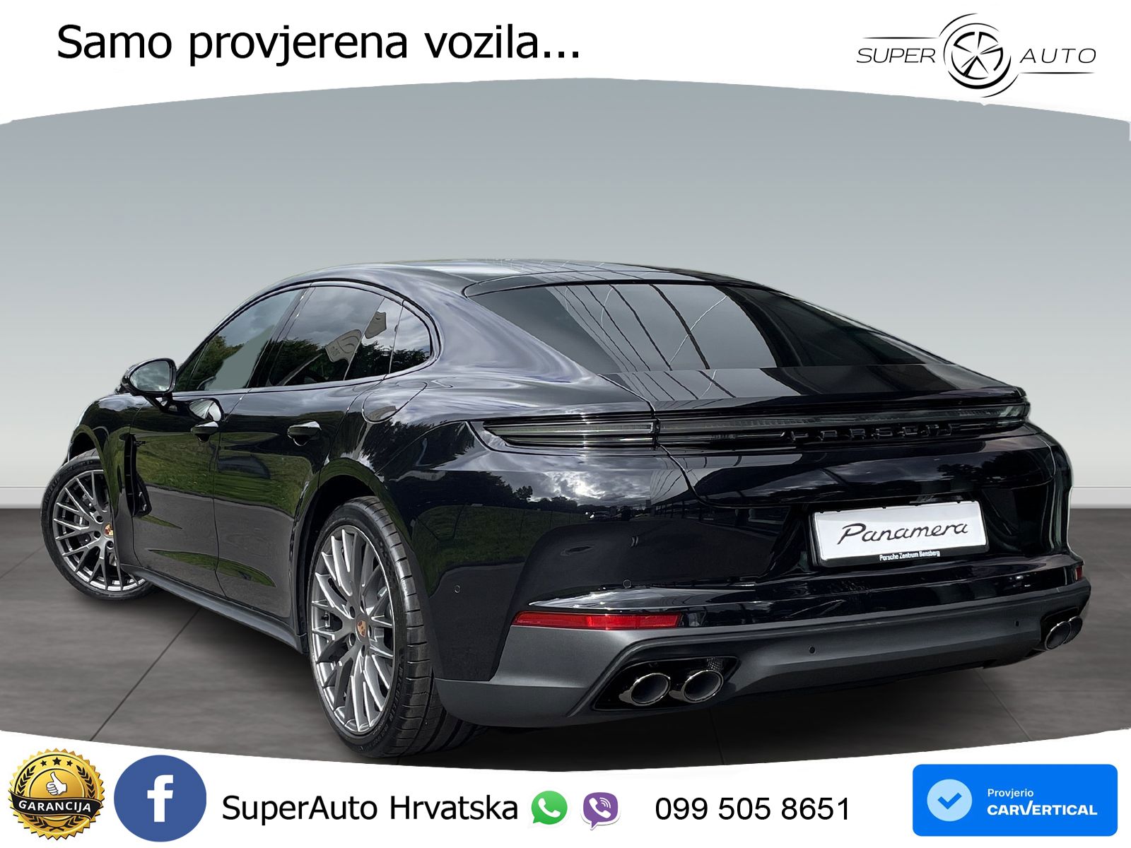 Porsche Panamera 4 2.9 V6 (470 KS) E-Hybrid PDK ACC+HEAD+GR SJED+360+PANO
