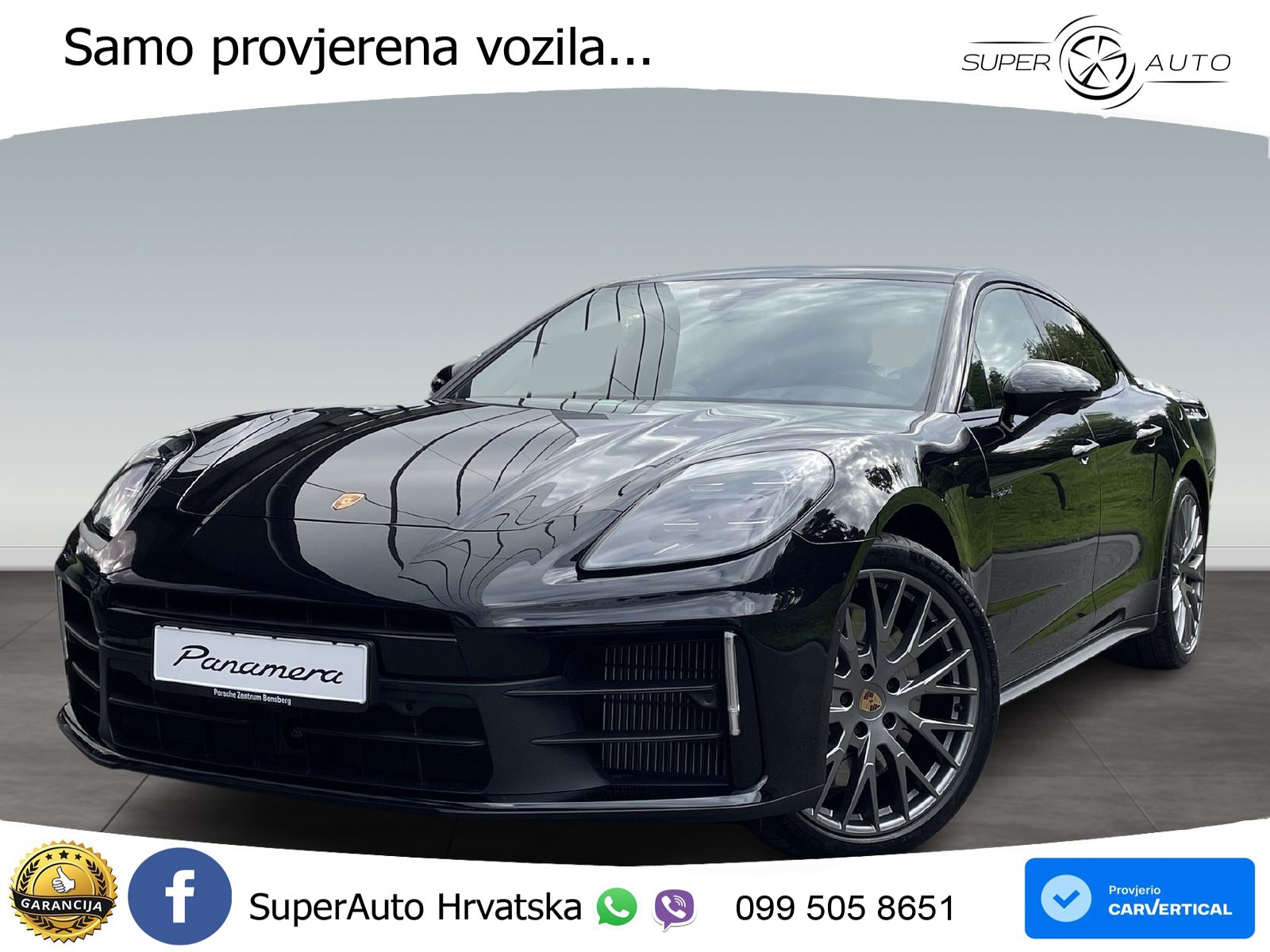 Porsche Panamera 4 2.9 V6 (470 KS) E-Hybrid PDK ACC+HEAD+GR SJED+360+PANO