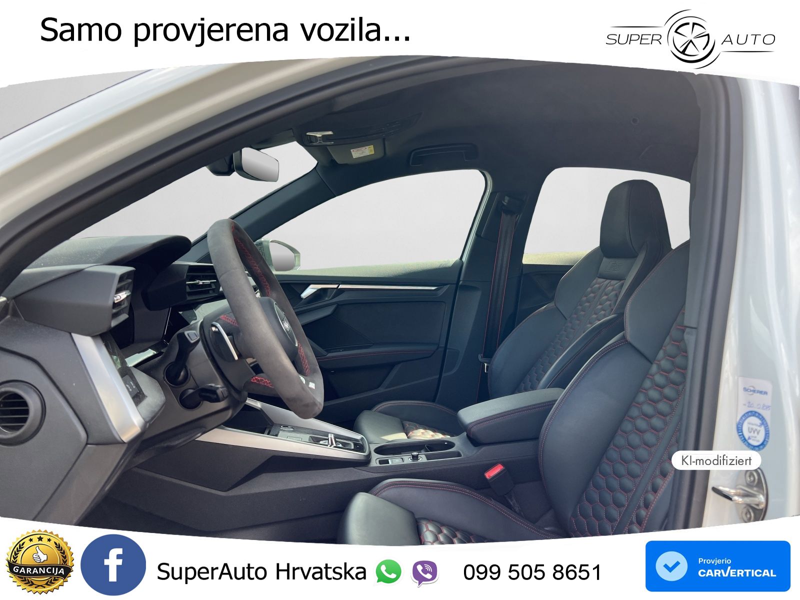 Audi RS3 Sedan 2.5 TFSI (400 KS) quattro S tronic LED+GR SJED+ACC
