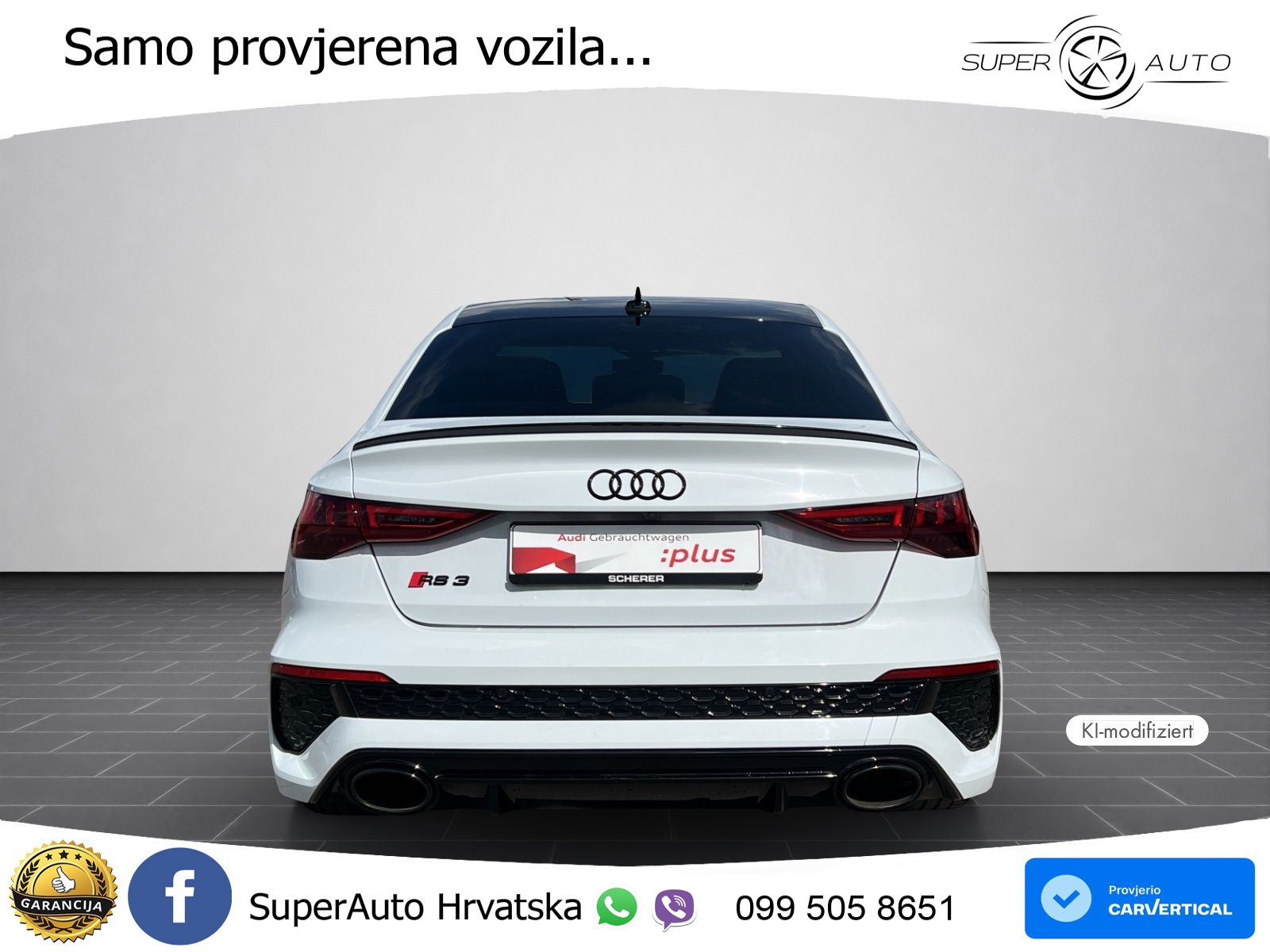 Audi RS3 Sedan 2.5 TFSI (400 KS) quattro S tronic LED+GR SJED+ACC