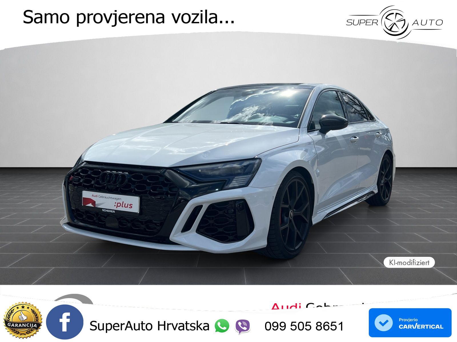 Audi RS3 Sedan 2.5 TFSI (400 KS) quattro S tronic LED+GR SJED+ACC