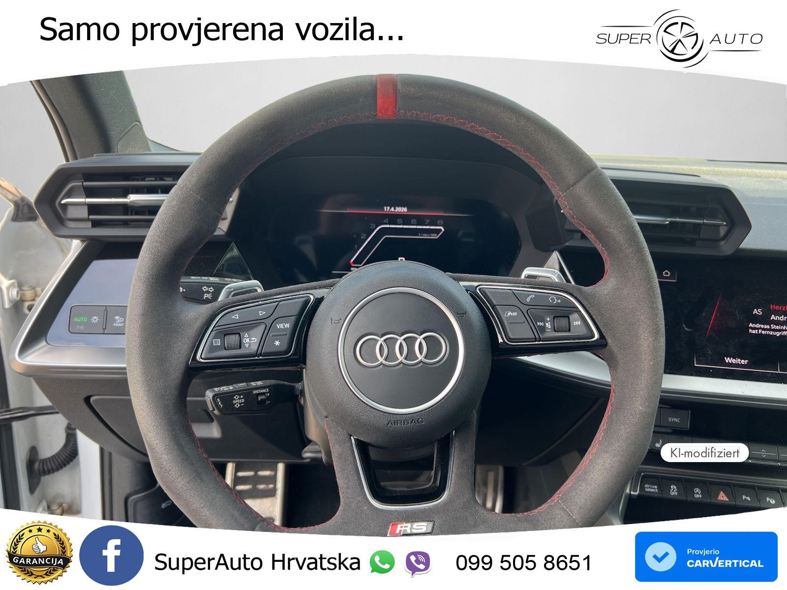 Audi RS3 Sedan 2.5 TFSI (400 KS) quattro S tronic LED+GR SJED+ACC