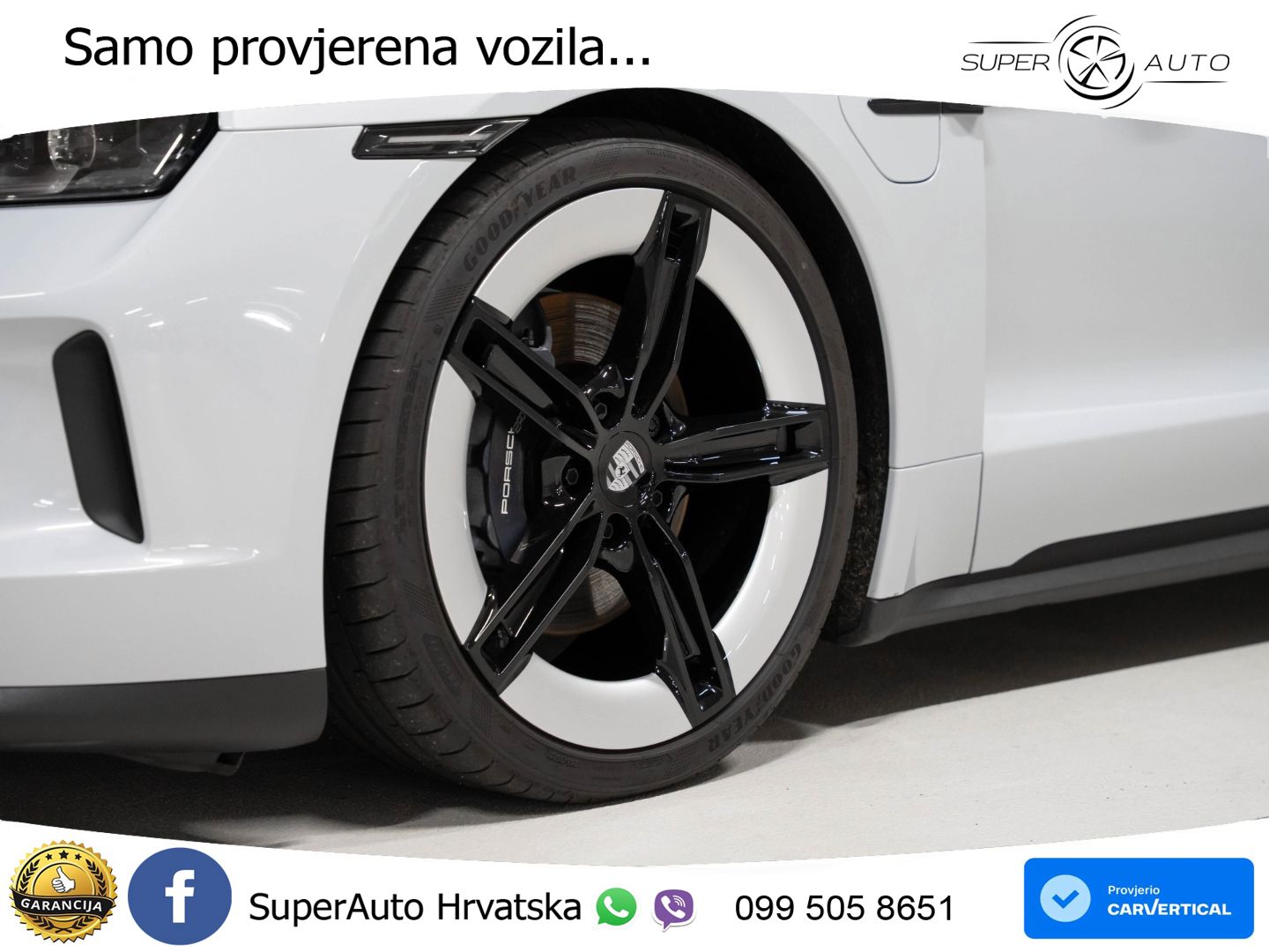 Porsce Tycan 105 kWh (435 KS)