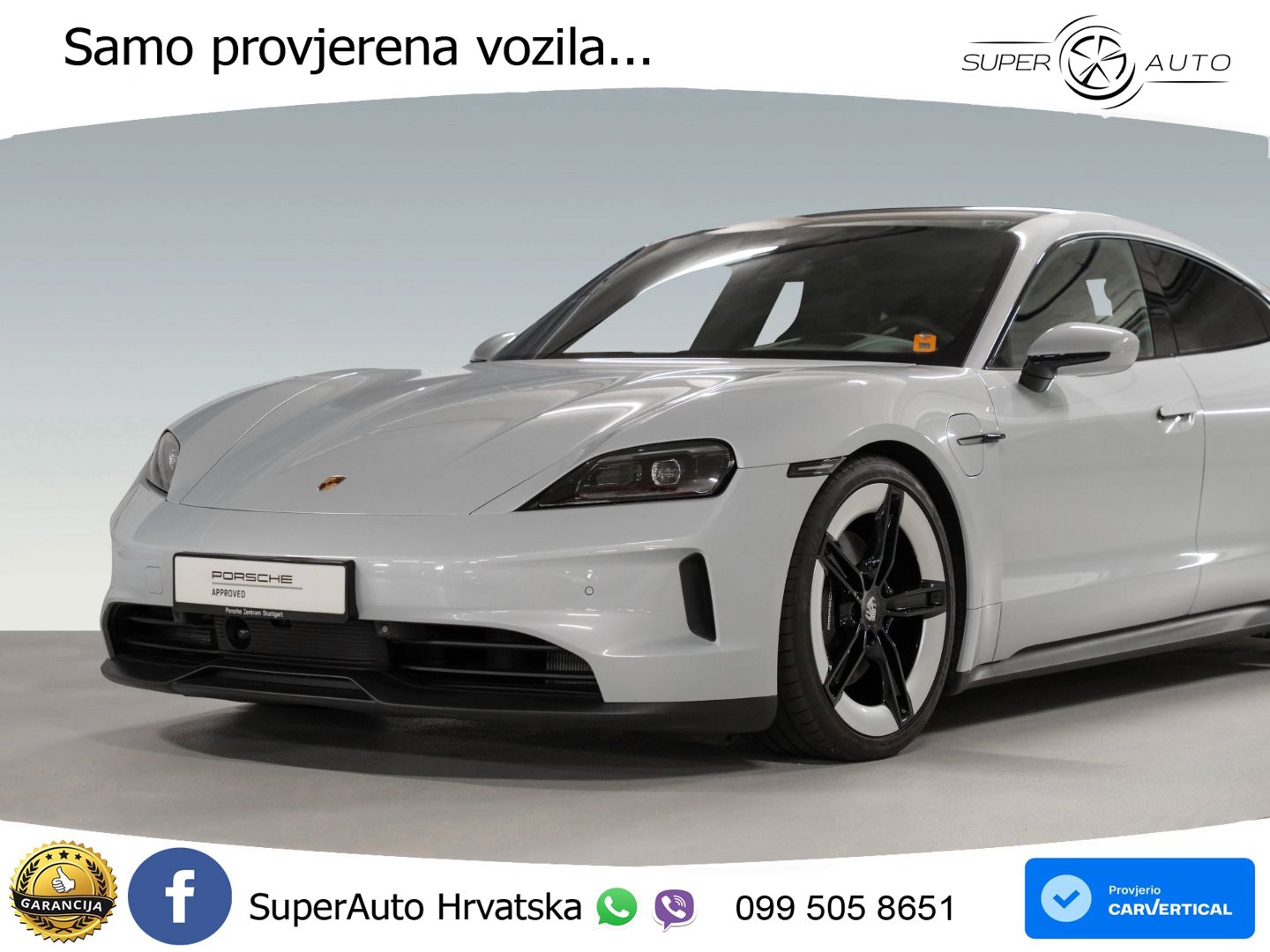Porsce Tycan 105 kWh (435 KS)