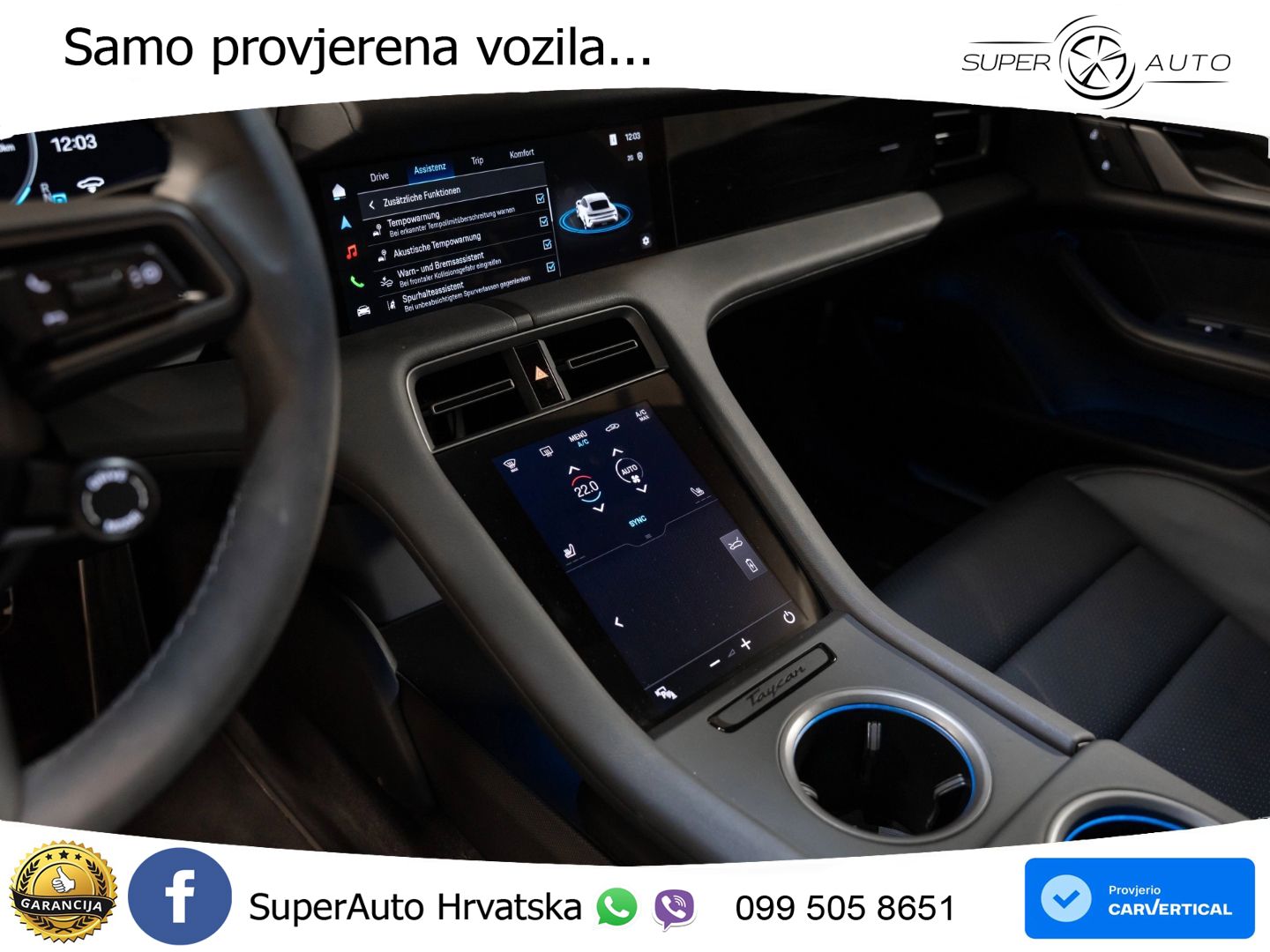 Porsce Tycan 105 kWh (435 KS)